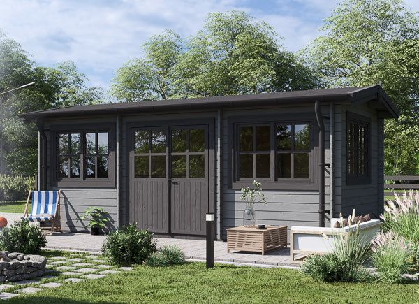 Gartenhaus aus Holz OAK S (66 mm), 6x3 m, 18 m² avp.ui.product_images.thumbnail 1