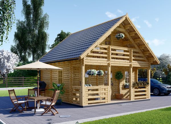 Holzhaus LIVINGTON (Isoliert, 44+44 mm), 50 m² avp.ui.product_images.thumbnail 1