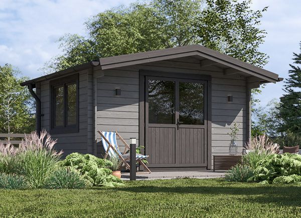 Gartenhaus aus Holz RENNES (34 mm), 4x3 m, 12 m² avp.ui.product_images.thumbnail 1