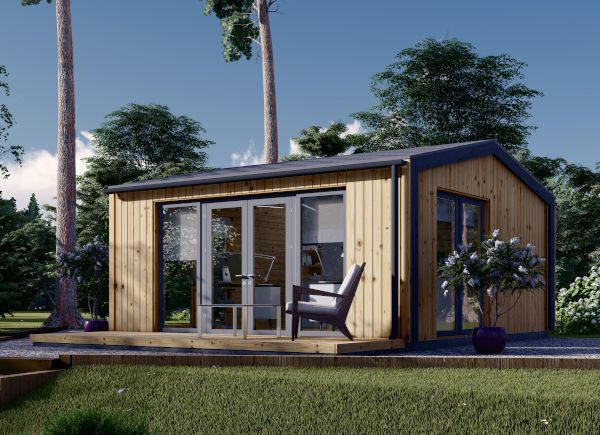 Winterfeste Gartenhäuser zum Wohnen Modelle und Preise