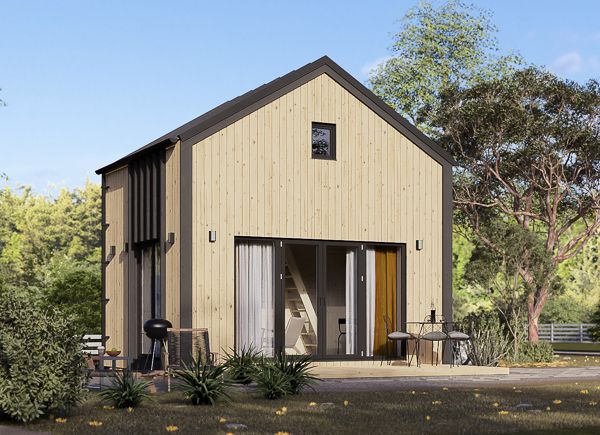 Holzhaus SARA (Isoliert - RClass, 34 mm + Holzverschalung), 20 m² avp.ui.product_images.thumbnail 1