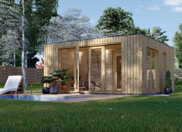 35+ Aussen Sauna Bausatz, Ganz einfach und dennoch sehr effektiv.