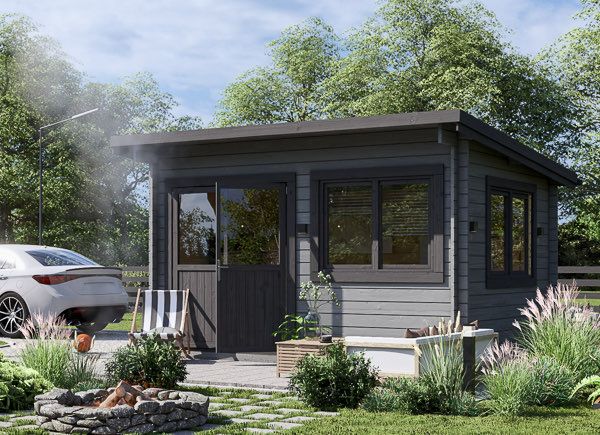 Gartenhaus aus Holz LILLE F (34 mm), 4x3 m, 12 m² avp.ui.product_images.thumbnail 1