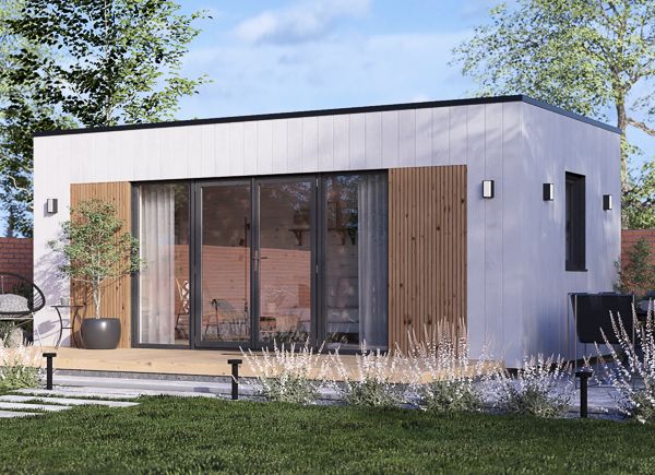 Gartenhaus aus Holz PREMIUM (34 mm + Holzverschalung), 5,95x3 m, 16 m² avp.ui.product_images.thumbnail 1