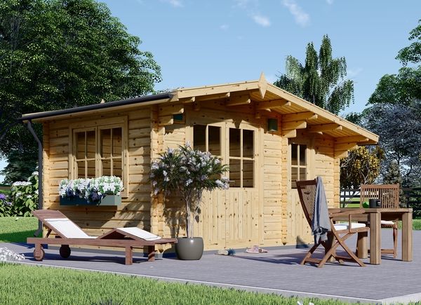 Gartenhaus aus Holz BENINGTON (34 mm), 4,5x3 m, 13 m² avp.ui.product_images.thumbnail 1
