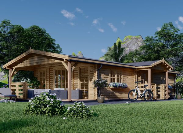 Holzhaus DONNA (44 mm), 63 m² + 11.5 m² avp.ui.product_images.thumbnail 1