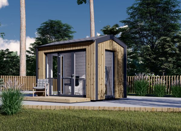 Gartenhaus aus Holz EMMY (34 mm + Holzverschalung), 3x2 m, 6 m² avp.ui.product_images.thumbnail 1