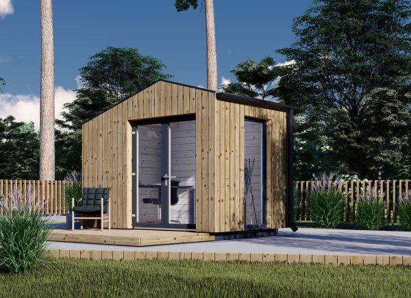 Gartenhaus aus Holz TONIA (34 mm + Holzverschalung), 3x2 m, 6 m² avp.ui.product_images.thumbnail 1