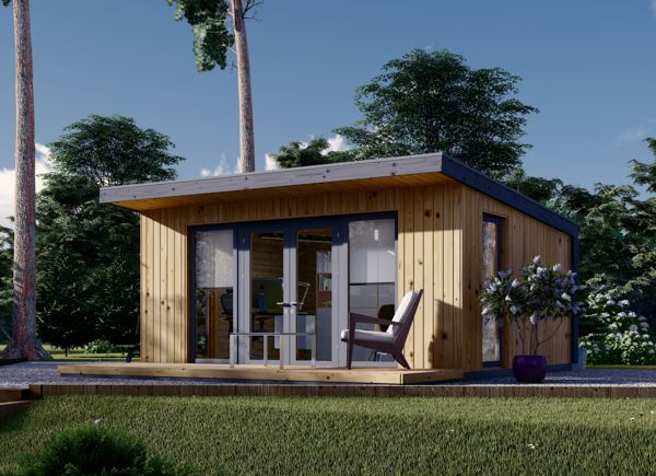 Gartenhaus aus Holz EVELIN (34 mm + Holzverschalung), 5x4 m, 20 m² avp.ui.product_images.thumbnail 1