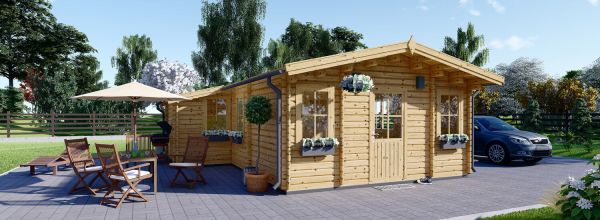 Holzhaus DIJON (44 mm), 44 m²