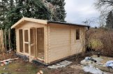 Gartensauna ELDA (44 mm), 3x4 m, 12 m² customer 2