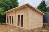 Gartenhaus aus Holz MAJA (34 mm), 7,5x4 m, 30 m² customer 2